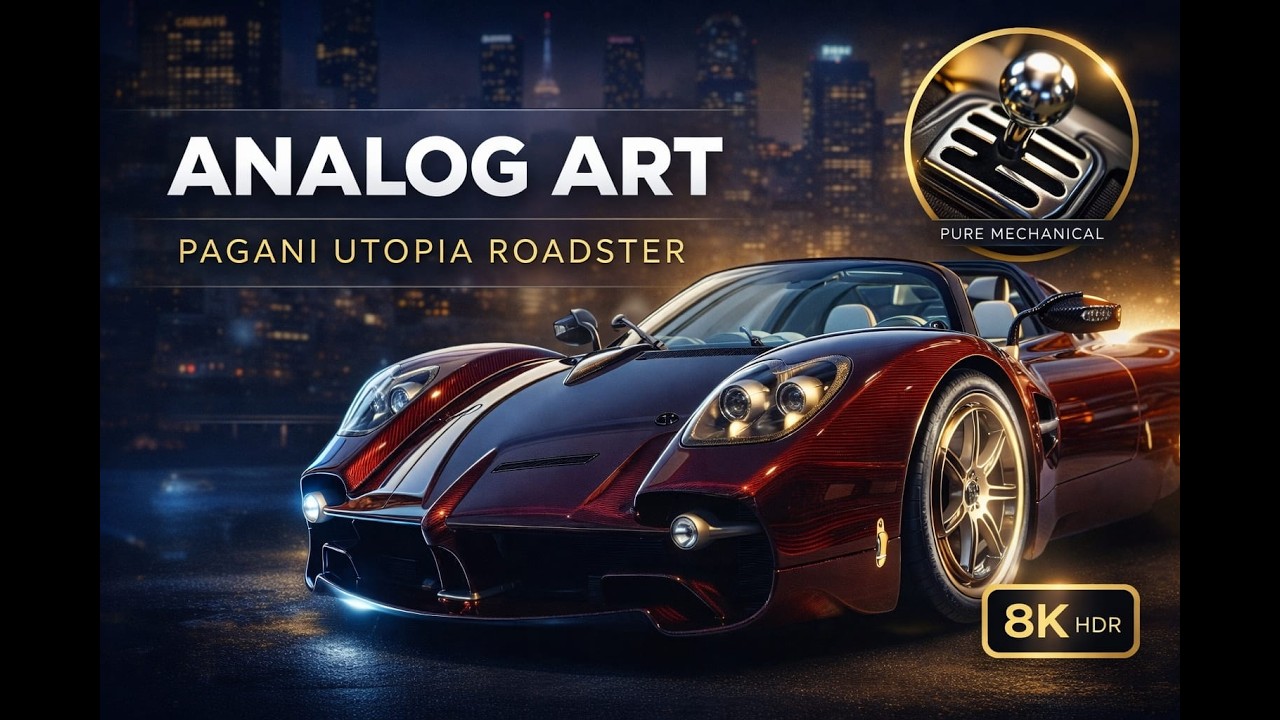 Pagani Utopia Roadster vs Ferrari F80: Why the 864HP V12 is Better [8K]