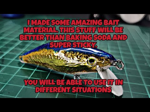 lure making DIY ( styrofoam bait ) I found a better mixture of super glue  and baking soda #lures - YouTube