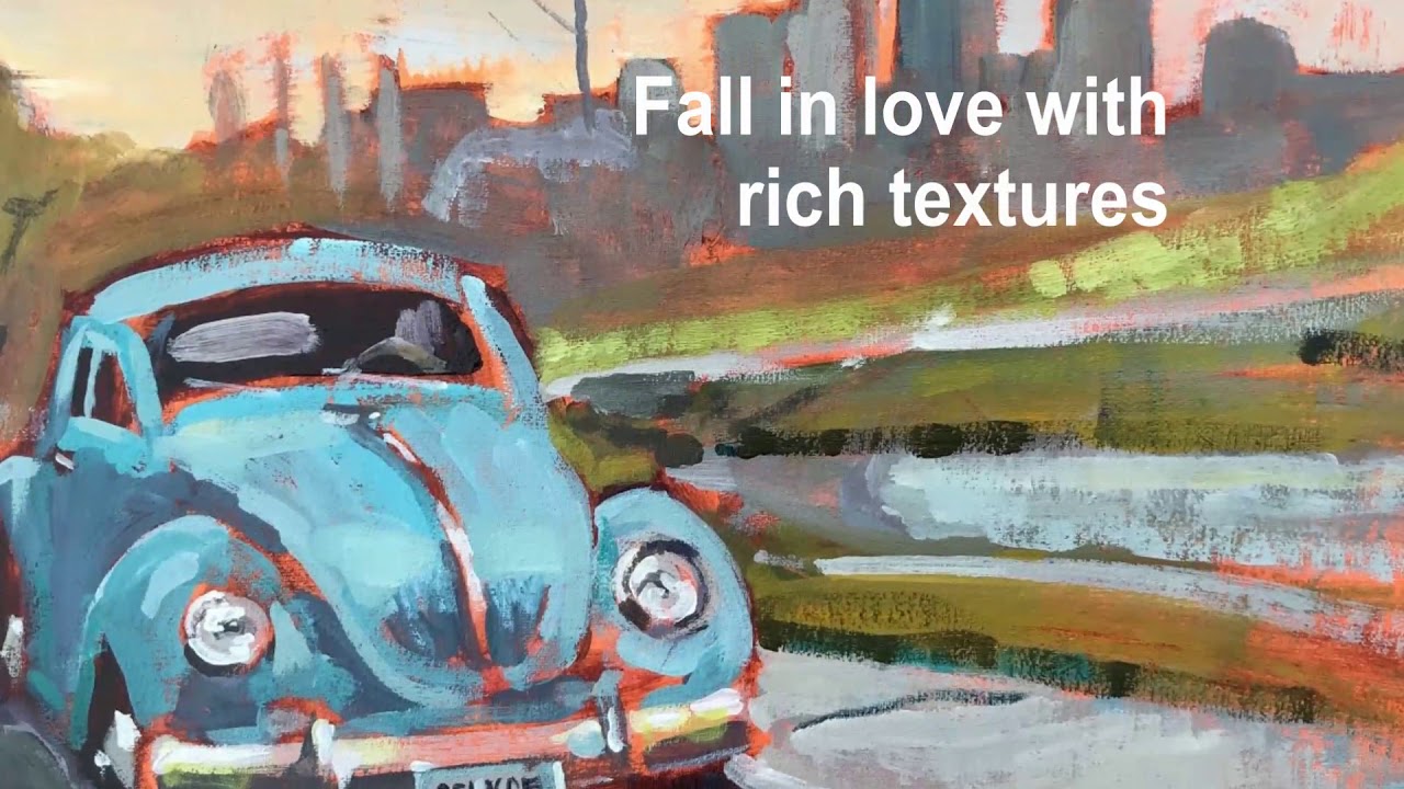 Expressive Brushstrokes in Acrylic Workshop, Nashville, TN