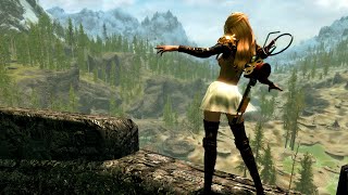Clockwork Tot Burning it Down in Skyrim