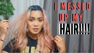 I MESSED UP MY HAIR!