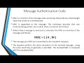 Unit 6: Message Authentication Code (MAC) and Authentication Techniques