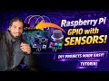 Raspberry Pi GPIO with Sensors: Gas Leak, IR & Push Buttons