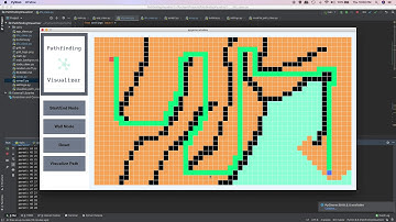 Python Pathfinding Visualizer - Update 2.0 - Seung Jae Yang