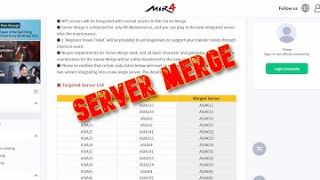 MIR4 JULY 4 SERVER MERGE