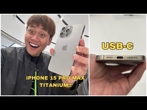 TRÊN TAY iPHONE 15 PRO MAX TRỰC TIẾP TỪ APPLE PARK 🇺🇸🇺🇸: USB-C, KHUNG TITAN SIÊU BỀN