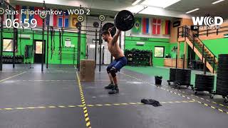 DFFC WOD 2 - Stas Filipchenkov - Men elite