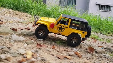 MST CFX Jeep Rubicon Bumper exchange Test