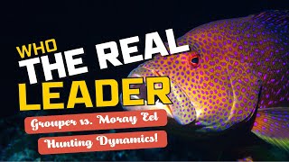 Who's the Real Leader? Grouper vs. Moray Eel Hunting Dynamics!