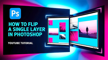 How To Flip Single Layer in Photoshop | Photoshop Tutorial
