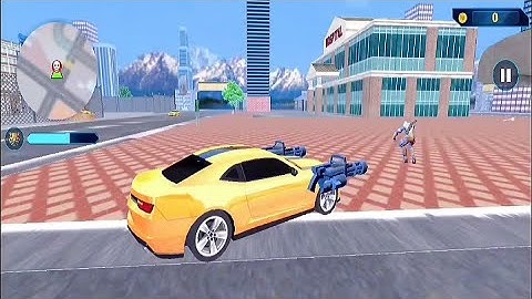 Optimus Prime Multiple Transformation Jet Robot Car Game 2021, p1 - android gameplay