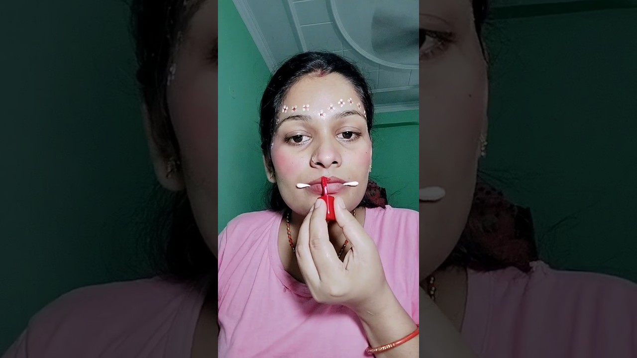 Korean lipstick hack 🥰/New lipstick mixing hack 