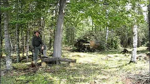 Martins Old Off Grid Log Cabin #5 Habitat Work