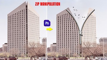 Photoshop Manipulation | Zip Manipulation Photoshop Tutorial
