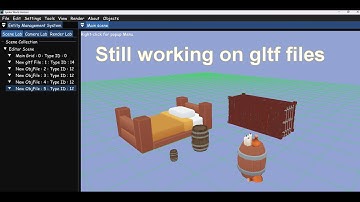 Spidex 3d Editor Still working on gltf files [11] learning C++ & OpenGL