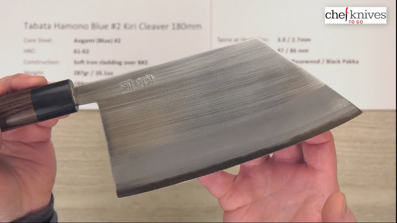 Tabata Blue #2 Kiri Cleaver 180mm