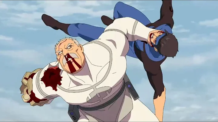 INVINCIBLE VS CONQUEST FULL FIGHT 4K - INVINCIBLE SEASON 3 EPISODE 8