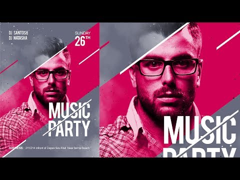Music Poster | Poster Design in Photoshop | clickd