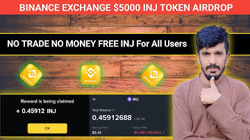 Binance Exchange Free INJ Token Airdrop || Binance Offer Today || Binance Injective Course Answers 🤑