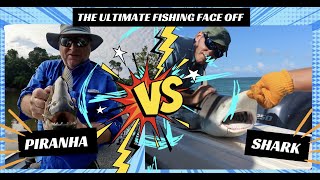 🦈 Piranha vs. Sharks: Ultimate Sea Life Fishing Challenge 🎣🦈  #fishing  #fishingchallenge