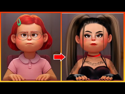 Turning Red: Mei Mei Glow Up Into Bella Poarch - Turning Red Disney Pixar Offical