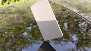 Hooe England Titanium Laser Engraved Metal Plate
