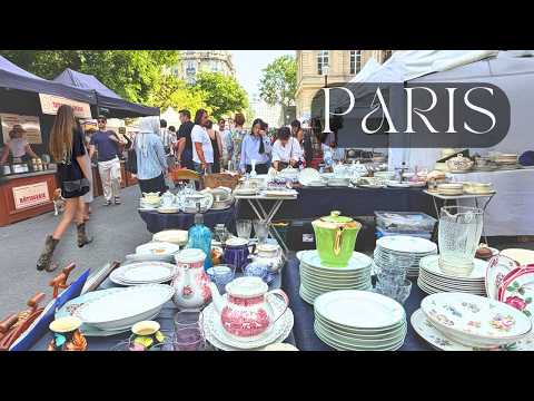 🇫🇷 Biannual Highlight✨ Flea market on rue de Bretagne & Japanese antiques in Paris