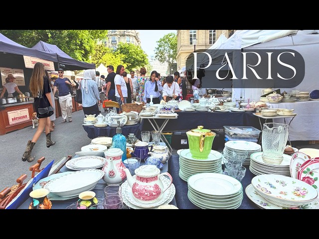 🇫🇷 Biannual Highlight✨ Flea market on rue de Bretagne
