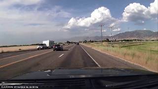 Butthurt agressive driver 07/16/2018 - Northern Utah Dashcam - HD