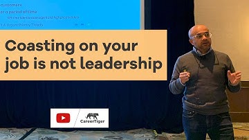 Coasting on your job is not leadership