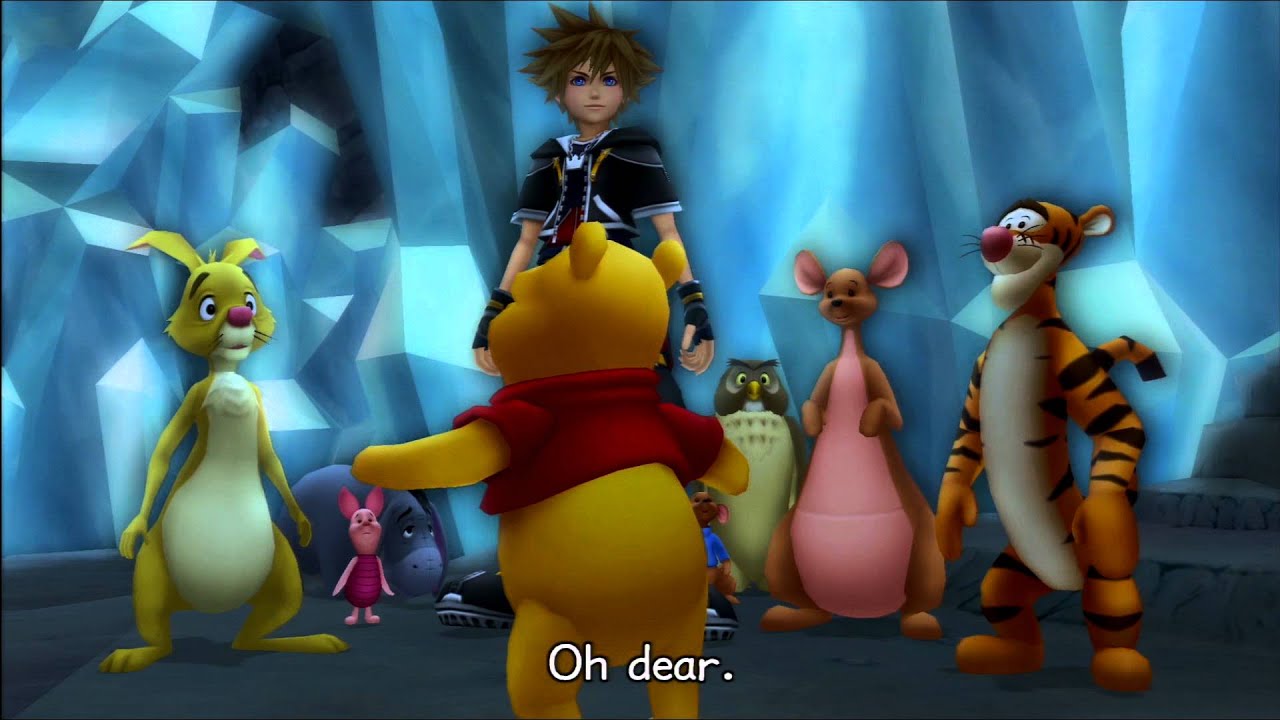 Kingdom Hearts II FM [PS3] Playthrough #091, 100 Acre Wood (5): Spooky Cave "Expotition"