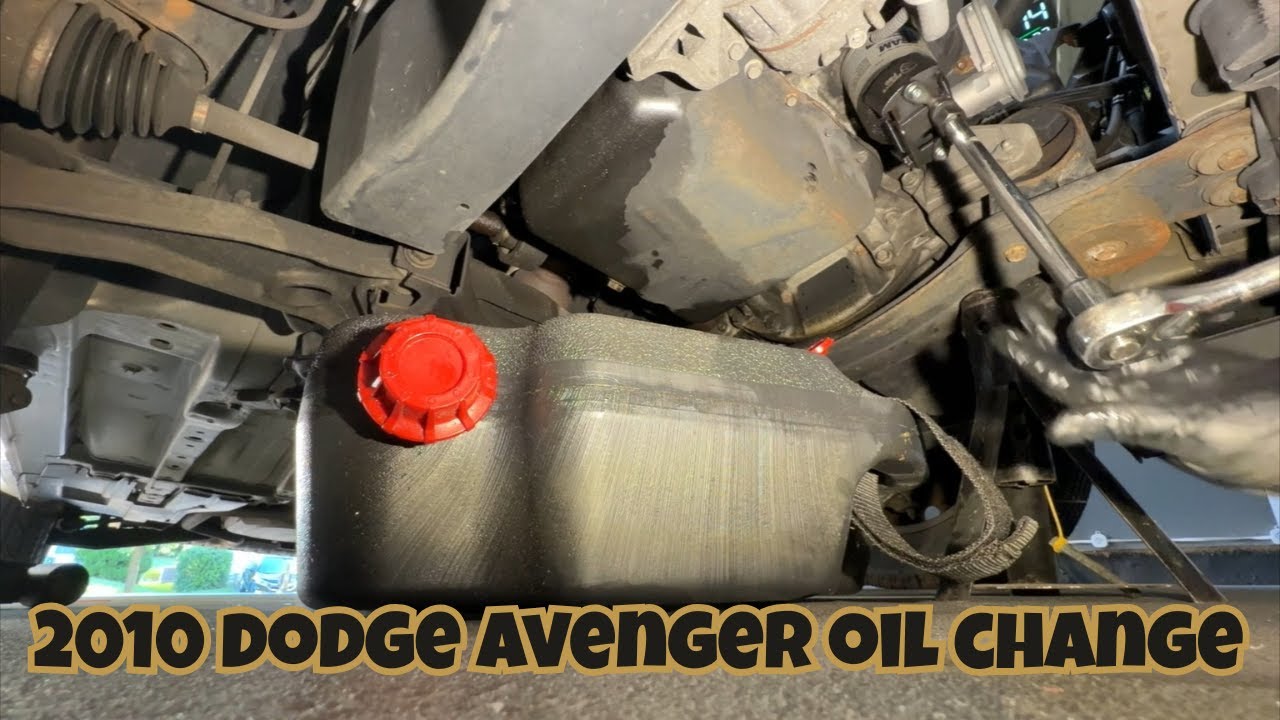 Замена масла в Dodge 2010 года.