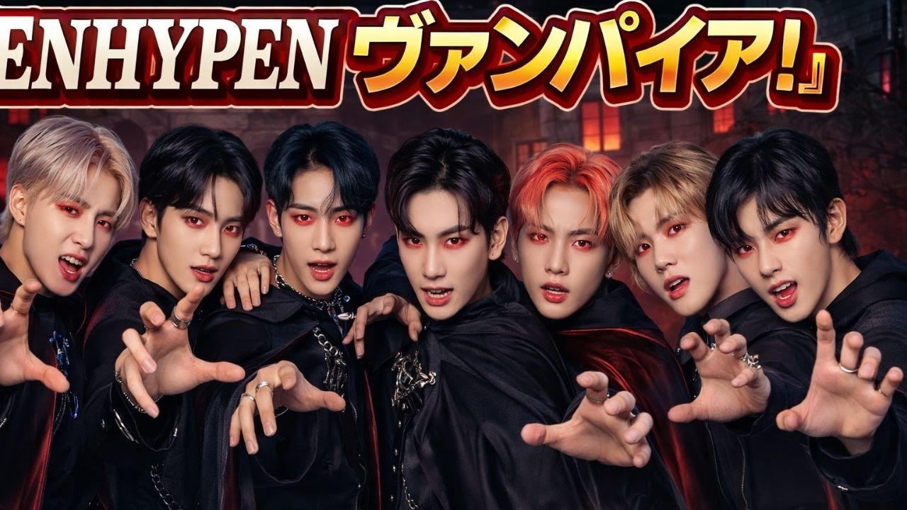 ENHYPENが「Knife」MVでヴァンパイアに変身 – スリル、ドラマ、J-POPの魔法！ 