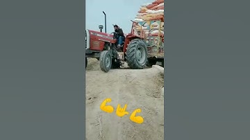 Massey Ferguson 385 full load trolly 18 fut ke Kamal ke performance trolly pr