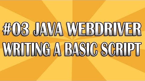 JUnit Selenium Webdriver Tutorial 03 (Writing a Basic Script Using Selenium) | QAShahin