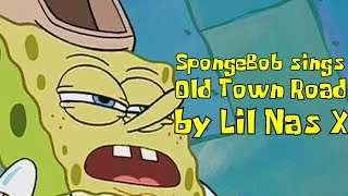 SpongeBob sings "Old Town Road" by Lil Nas X screenshot 2