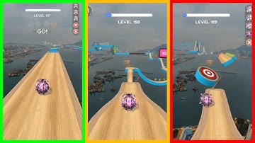 Going Balls - SpeedRun GamePlay Level 157 - 160, Epic Challenge + Portal Runs