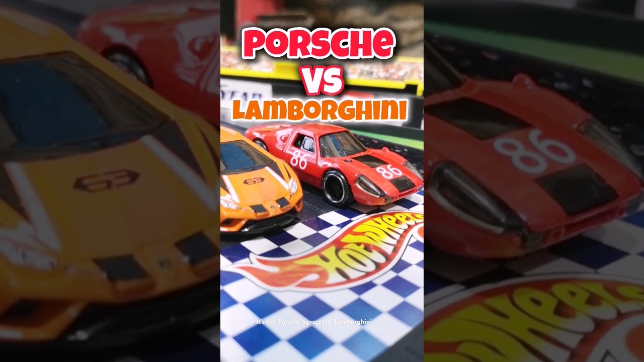 Ultimate Hot Wheels Showdown: Porsche vs Lamborghini 