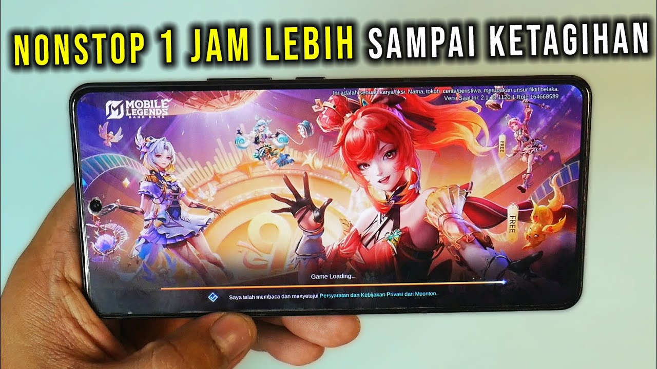 Asus ROG 9 Phone FE Full Nonstop 1 Jam Test Game Mobile Legends Gak Panas Sampai Ketagihan HP Gaming