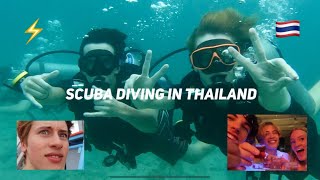 scuba diving in a storm in thailand 🤿⚡️🇹🇭