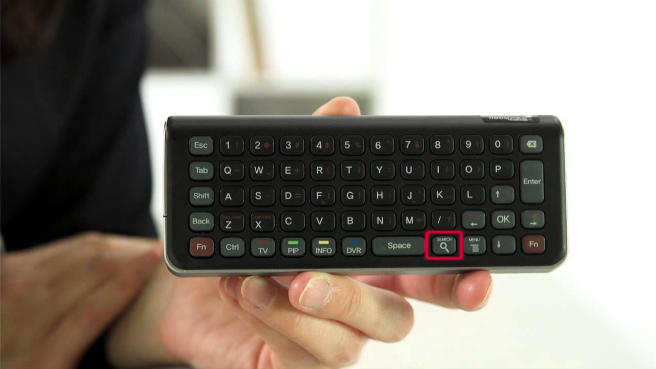 TV with Google TV - Remote with Qwerty Keyboard - YouTube