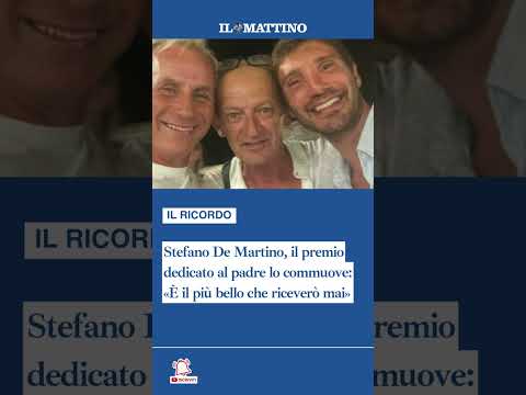 Video Stefano De Martino, il premio dedicato al padre lo commuove: «È il più bello che riceverò mai»