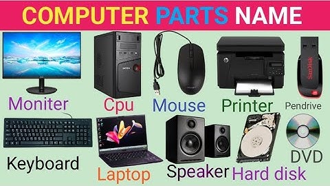 Computer Parts Name With picture | Computer Tools Name List | Basic parts of Computer 