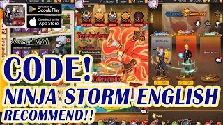 NINJA STORM ENGLISH 14 GIFTCODES | 14 REDEEM CODE - HOW TO REDEEM CODE - NARUTO IDLE RPG GAME 2023 screenshot 5