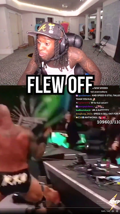Kai Cenat Shocks When Randy Orton RKO'D IShowSpeed 🤣