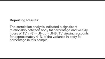 Correlation and Simple Linear Regression