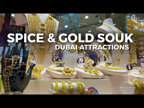 Spice & Gold Souk | Bling Dubai | Old Dubai #dubaimyway #dubai #goldsoukdubai #goldsouq