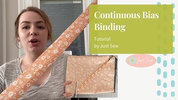 Continuous Bias Binding from a Fat Quarter | JUST SEW STUDIO