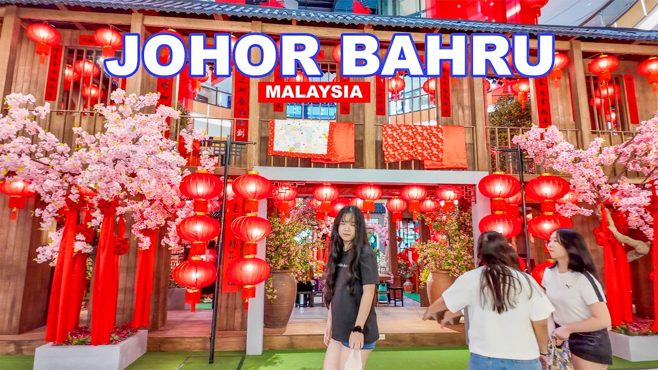 🧧 Chinese New Year Shopping Tour From Singapore to Johor | Johor Bahru City Tour🇸🇬🇲🇾🛍️