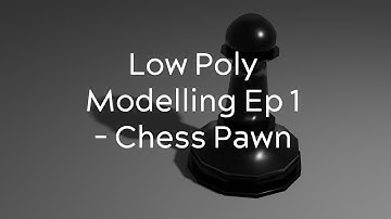 Low Poly Modelling Ep 1 - Beginner Tutorial (Blender)